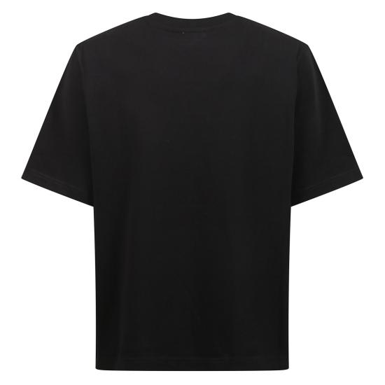 25FW 카사블랑카 반팔 티셔츠 M AW25 JTS 044 03 Black - CASABLANCA