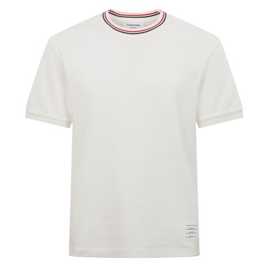 25FW 톰브라운 반팔 티셔츠 MJS287A J0216 White