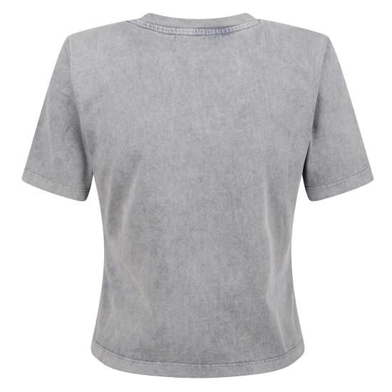 25FW 가니 반팔 티셔츠 T4254 Grey - GANNI