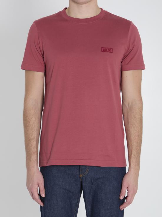 26SS 디올 반팔 티셔츠 413J650 PINK