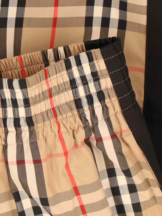 26SS 버버리 체크 코튼 쇼츠 8111875 A7028 Beige - BURBERRY