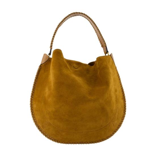 26FW 이자벨마랑 오스칸 호보 소프트 스웨이드 카프스킨 레더 백 PP0200FB B2C06M 50CO brown