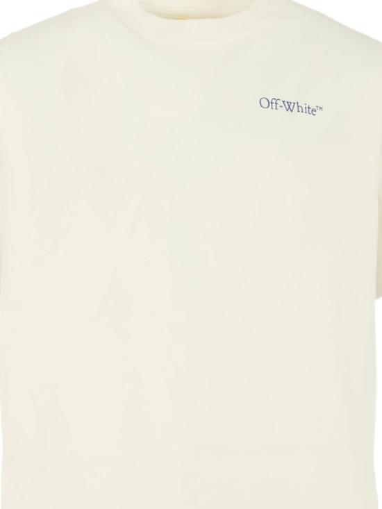 25FW [키즈] 오프화이트 티셔츠 OBAA002F25JER00D0145 BIANCO - OFF WHITE