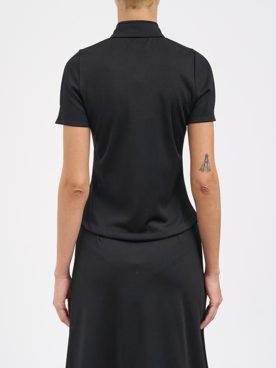 25FW 쿠레쥬 반팔 티셔츠 M325JTO446JS02509999 Black - COURREGES