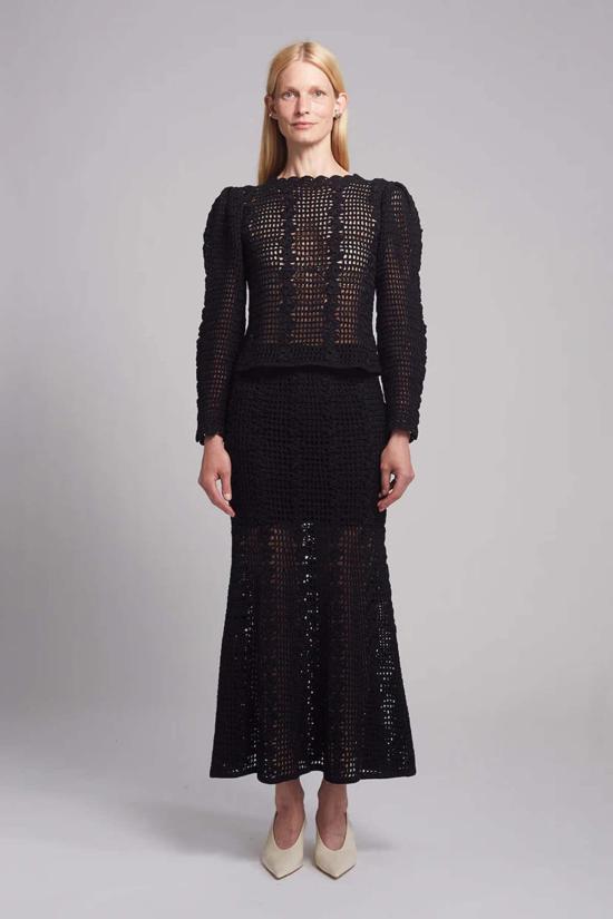  ELEVEN SIX 롱 스커트 일레븐 식스 시아 크로셰 스커트 - OTHER BRANDS