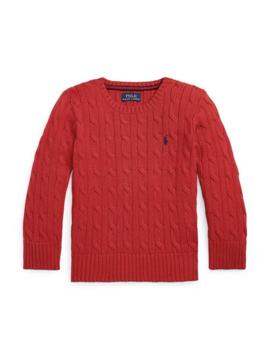 25FW [키즈] 폴로 랄프로렌 풀오버 322702674K 043RL2000 RED