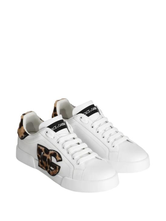 26SS 돌체앤가바나 포르토피노 라이트 스트로벨 레더 스니커즈 CK2395A02258S543 WHITE - DOLCE & GABBANA