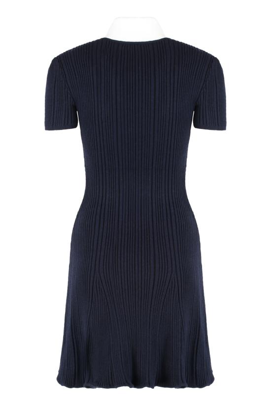 25FW 셀프 포트레이트 미디 원피스 AW25014SN NAVY BLUE - SELF PORTRAIT