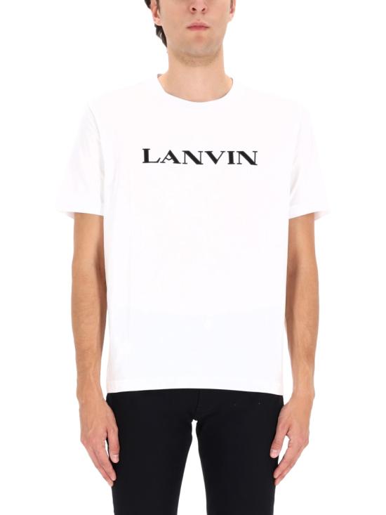 25FW 랑방 반팔 티셔츠 RMTS0012 J300H2501 WHITE - LANVIN