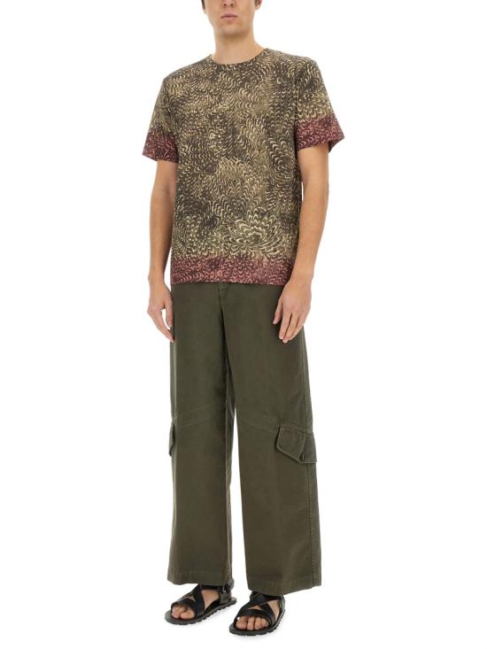 25SS 드리스 반 노튼 반팔 티셔츠 021145 1609901 MULTICOLOUR - DRIES VAN NOTEN