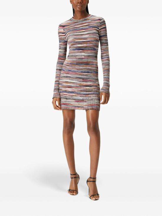  미소니 미디 원피스 DS24WG2BBK040BSM9FD Powder - MISSONI