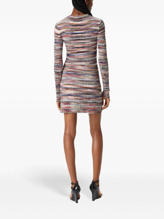  미소니 미디 원피스 DS24WG2BBK040BSM9FD Powder - MISSONI