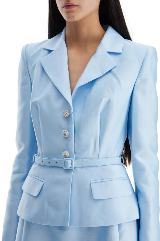 25SS 셀프 포트레이트 미디 원피스 RS25359MBL BLUE BABY BLUE - SELF PORTRAIT