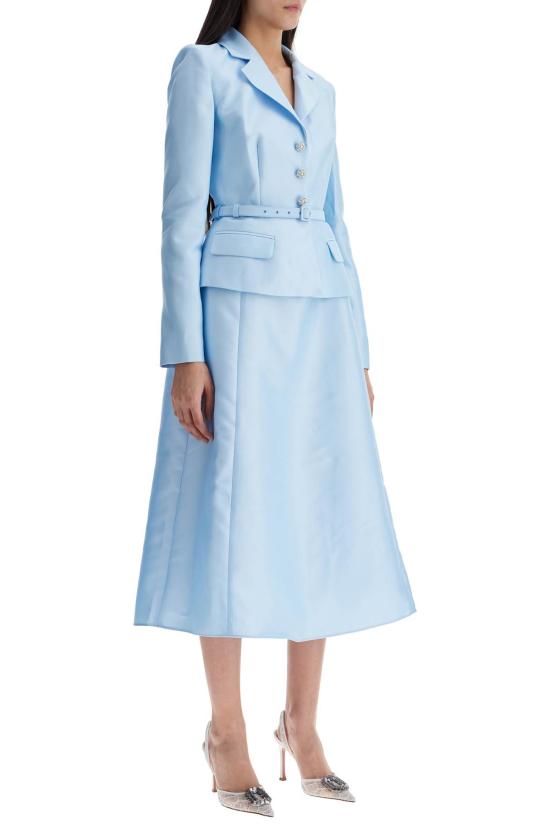 25SS 셀프 포트레이트 미디 원피스 RS25359MBL BLUE BABY BLUE - SELF PORTRAIT