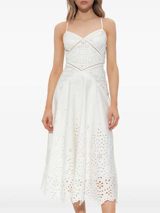 25SS 셀프 포트레이트 미디 원피스 SS25127MC CREAM - SELF PORTRAIT