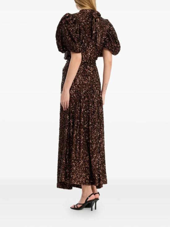 26SS 로테이트 바이 크리스텐슨 미디 원피스 1148752910 BROWN - ROTATE BY BIRGERCHRISTENSEN