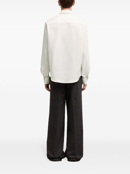  아미 ADC버튼 다운 셔츠 BFUSH063CO0031 168 NATURALWHITE - AMI
