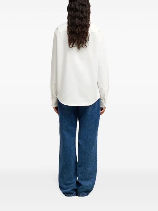  아미 ADC버튼 다운 셔츠 BFUSH063CO0031 168 NATURALWHITE - AMI