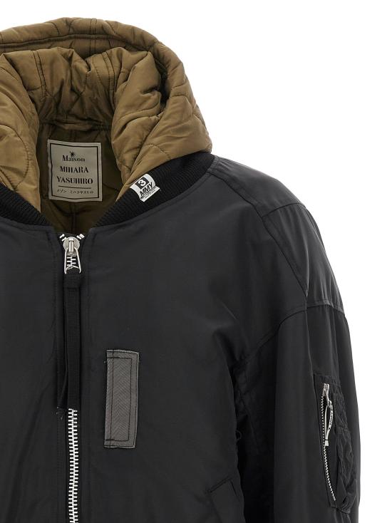 25FW 메종 미하라 야스히로 숏패딩 A15BL062BLACK - MAISON MIHARA YASUHIRO