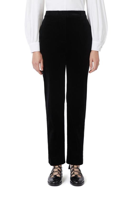 25FW 막스마라 스트레이트 팬츠 2521136231600007 Black - MAX MARA