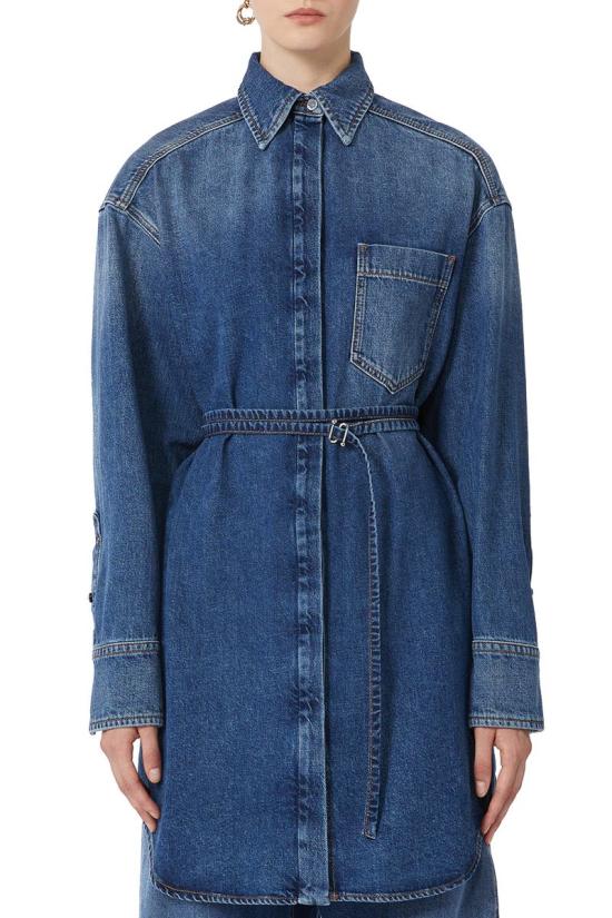 25FW 스포트막스 데님 자켓 2522196015600005 BLUE - SPORTMAX