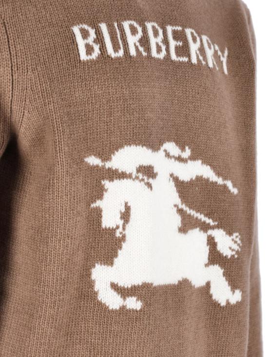 25FW 버버리 EKD 울 캐시미어 스웨터 8115642A1420 BROWN - BURBERRY