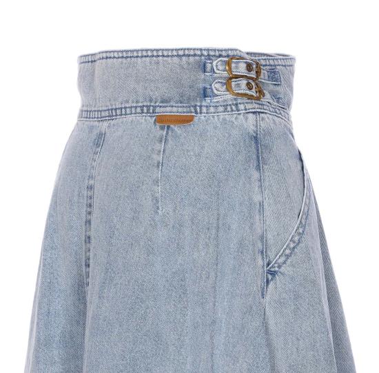 26SS 짐머만 데님 스커트 6382SC26RCSW CASTAWAY - ZIMMERMANN