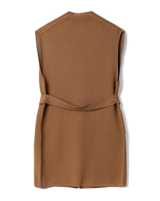 25FW 막스마라 abete 롱 베스트 2526356011600 003 Brown - MAX MARA