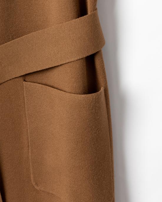 25FW 막스마라 abete 롱 베스트 2526356011600 003 Brown - MAX MARA