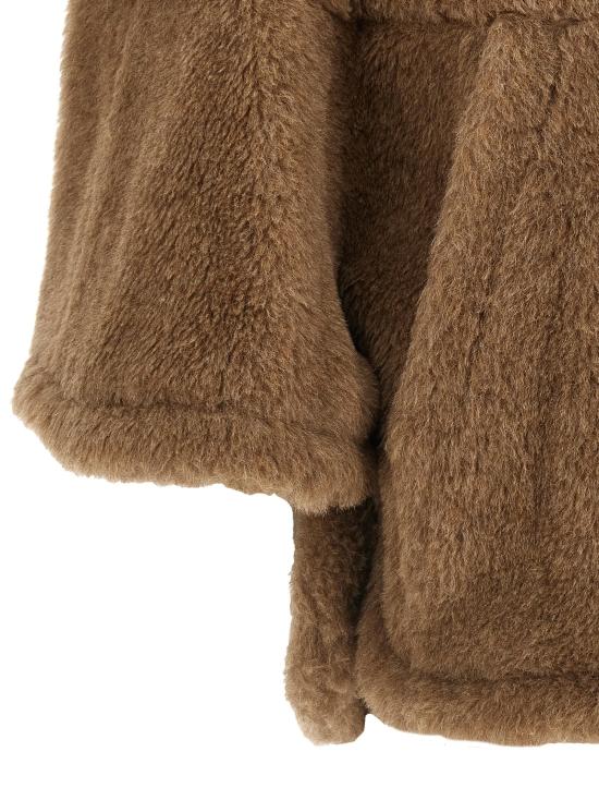 25FW 막스마라 알파카 울 테디 후드 케이프 2524736182600005 - MAX MARA