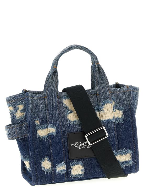 25FW 마크제이콥스 토트백 립 앤 리페어 데님 스몰  블루 - MARC JACOBS
