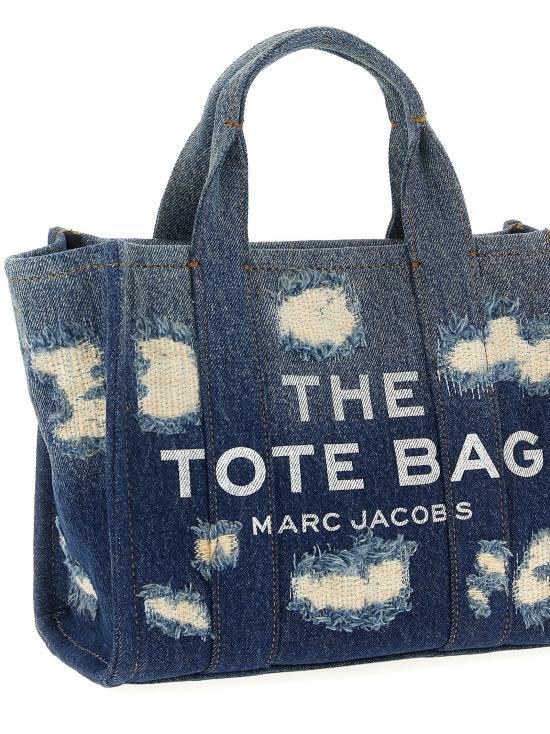 25FW 마크제이콥스 토트백 립 앤 리페어 데님 스몰  블루 - MARC JACOBS