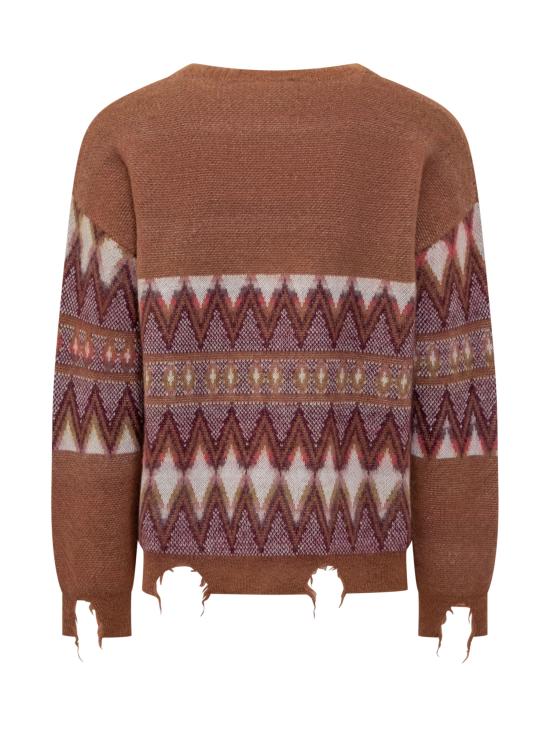 25FW 라니우스 가디건 F5LAMACA103 234 BRUCIATO - LANEUS