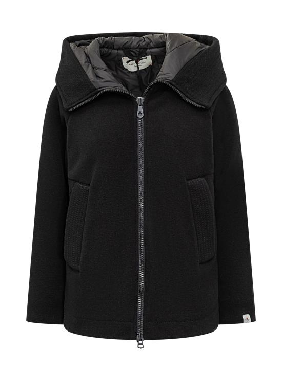 25FW 페트레이 OLAFUR SAC 01 후드 코트 PED541601152003 NER NERO