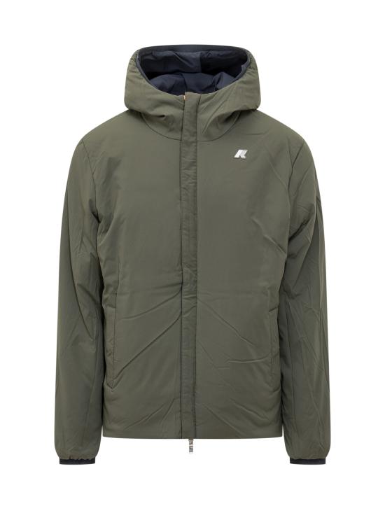 25FW 까웨 숏패딩 K6128VW AG5 BLUE D GREEN - K-WAY