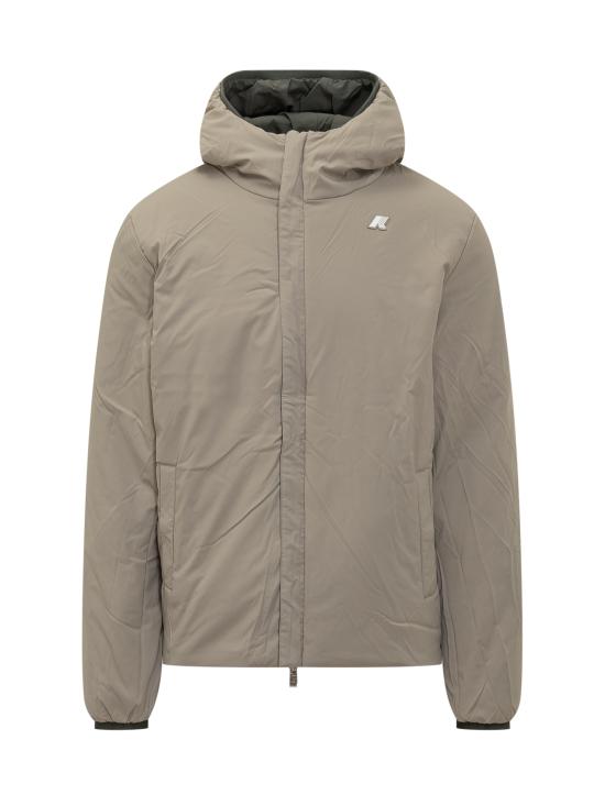 25FW 까웨 숏패딩 K6128VW B2P GREEN BLACKISH - K-WAY