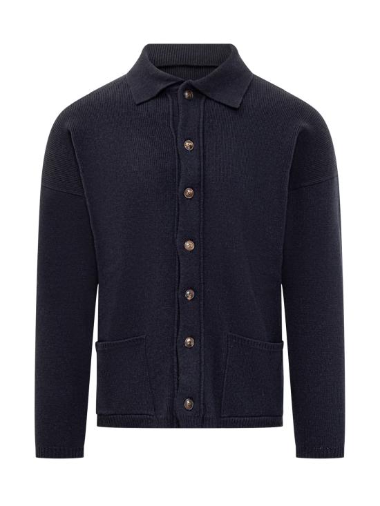 25FW 라키 가디건 CARAMELWVB BLUNOTTE BLU NOTTE