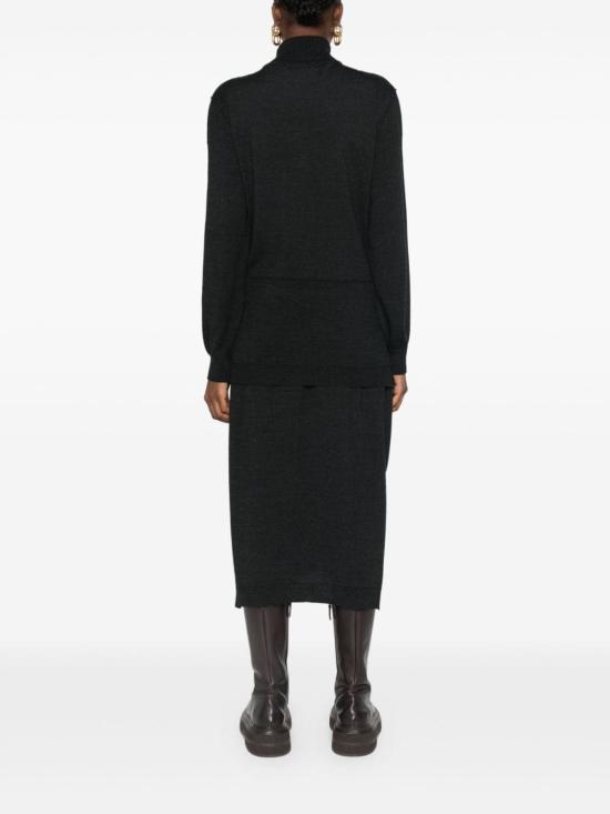 25FW 르메르 메리노 블렌드 트롱프뢰유 드레스 DR1082LK087966 ANTHRACITE DOM - LEMAIRE