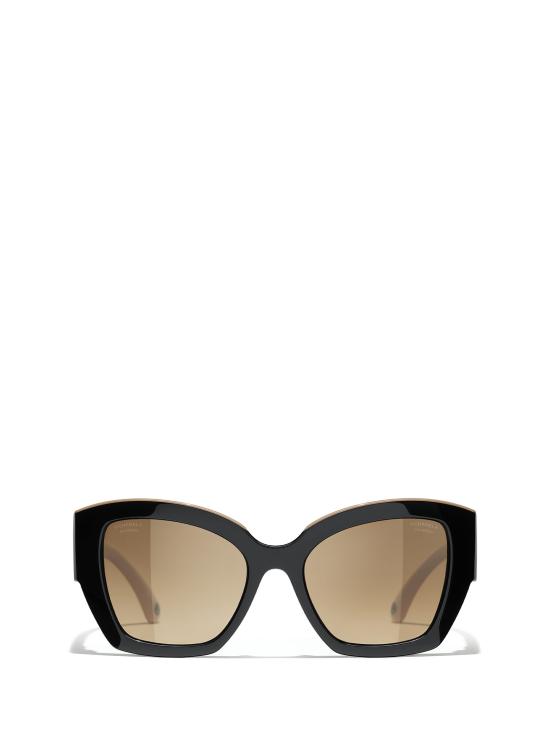26FW 샤넬 선글라스 CH6058 C534M2 BLACK BEIGE