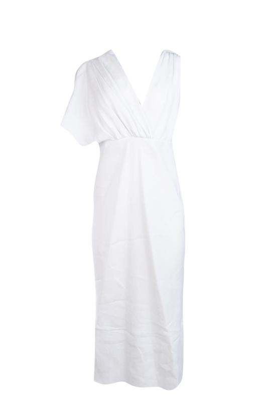  미우미우 롱 원피스 MF37565R4 F0009 Bianco