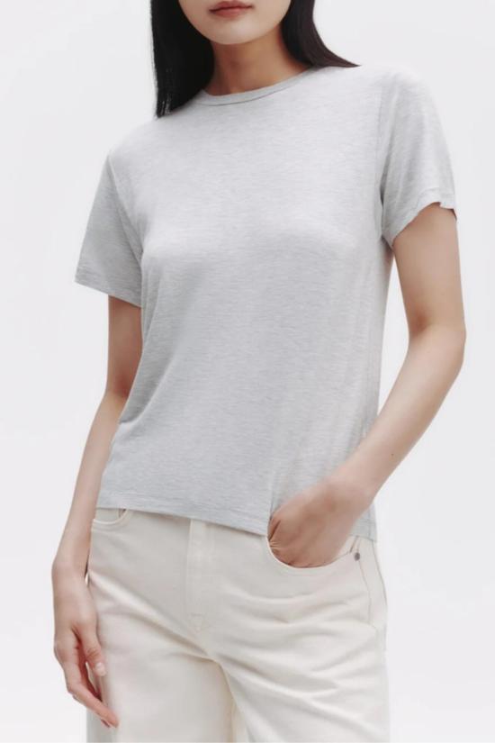  티더블유피 반팔 티셔츠 Twp His Tee Tee 라이트 헤더 그레이