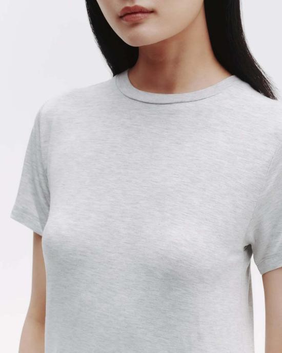  티더블유피 반팔 티셔츠 Twp His Tee Tee 라이트 헤더 그레이 - TWP