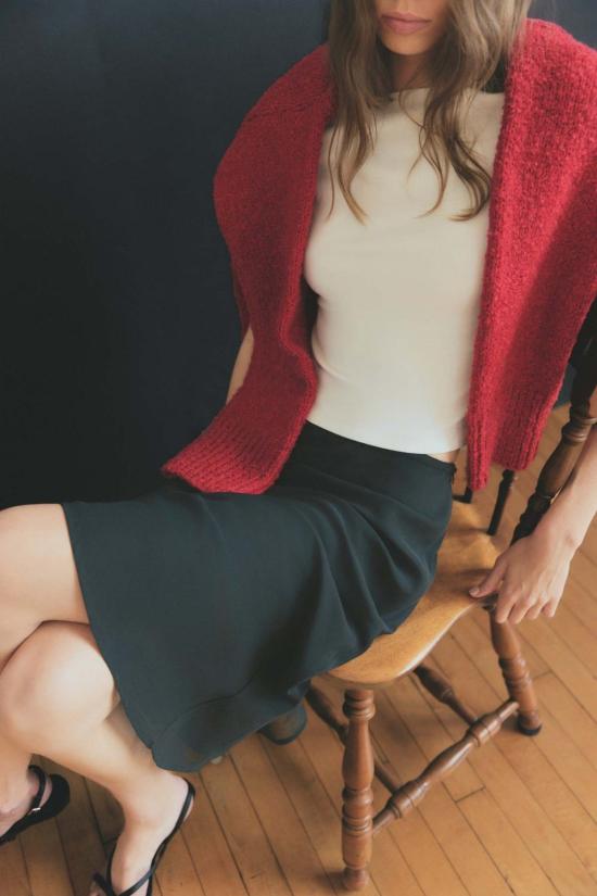  아잘레아 미디 스커트 아잘리아 마이카 스커트 - AZALEA