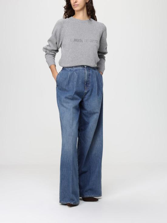 25FW 알베르타 페레티 스웨터 09235101 0502 Grey - ALBERTA FERRETTI