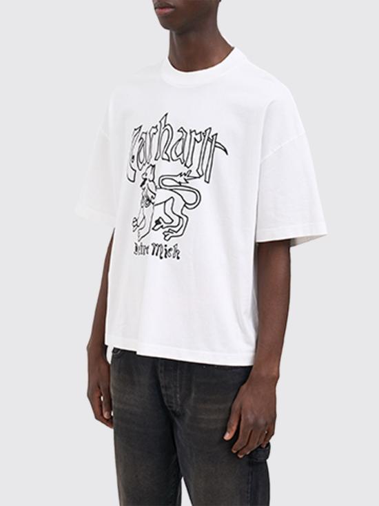 25FW 칼하트 WIP 반팔 티셔츠 I035434 0260 White - CARHARTT WIP