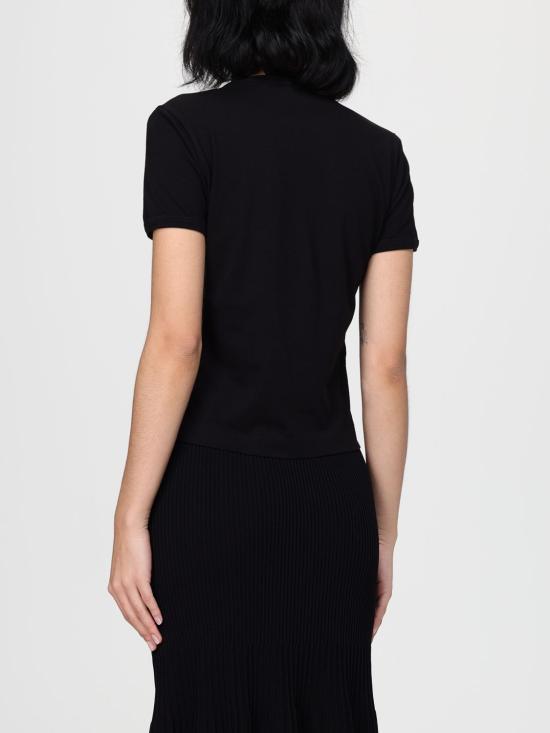 25FW 핑코 반팔 티셔츠 105728A2US Z99 Black - PINKO