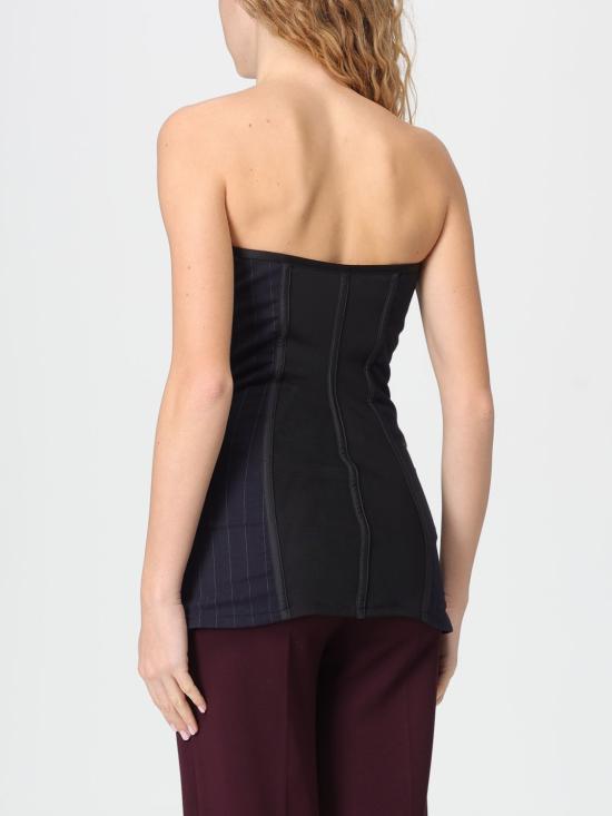 25FW 핑코 민소매 티셔츠 105631A2QY EZ1 Blue - PINKO