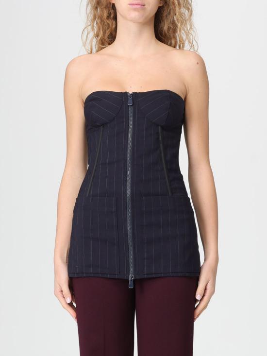 25FW 핑코 민소매 티셔츠 105631A2QY EZ1 Blue