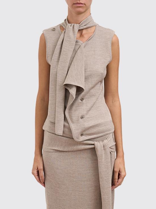 25FW 르메르 베스트 TO1485LK087 BR446 Yellow Cream