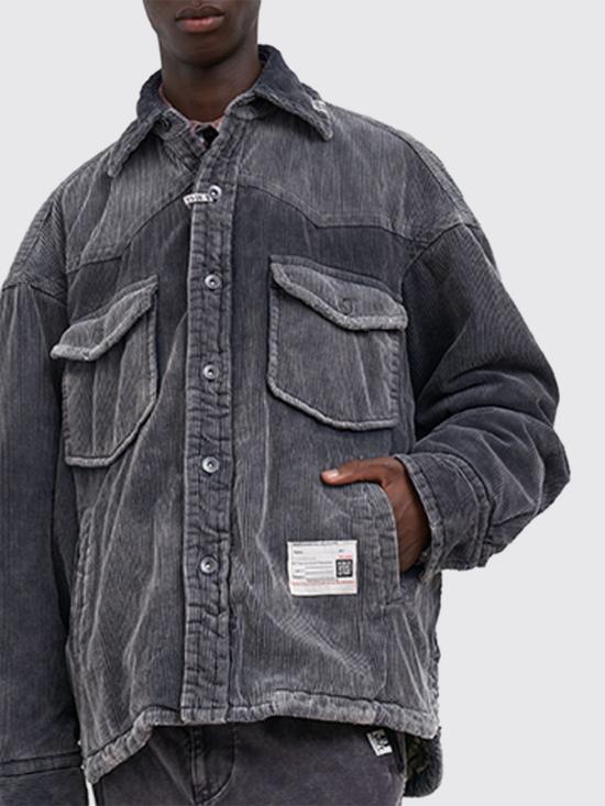 25FW 메종 미하라 야스히로 데님 자켓 A15SH035 BLACK Grey - MAISON MIHARA YASUHIRO